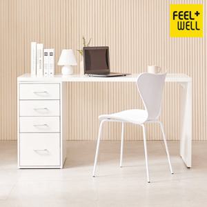 DK9721 필웰 브루노 4단 서랍장 책상 1400