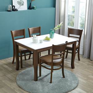 헤이몰리 리브라 대리석 4인 식탁세트 (의자)