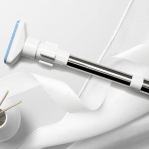 샤워커튼봉-소형/압축 커튼봉 커텐봉 커튼고리 다용도