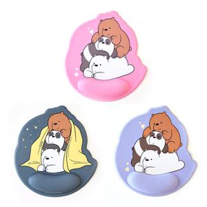 위베어베어스 삼둥이 마우스 손목보호패드