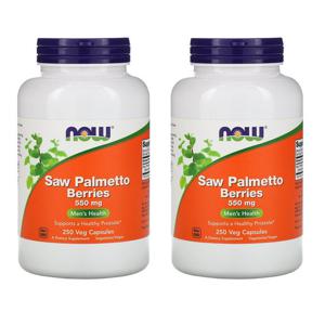 미국 NOW Foods 나우푸드 쏘팔메토 베리 550mg 250베지캡슐 2팩