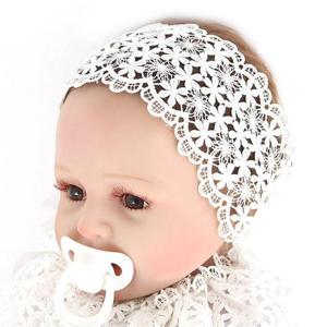 [아랑로랑] 제니 레이스 와이드 컬칩 보넷 아기헤어밴드