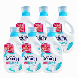 다우니 프리미엄 액체형 실내건조 세제 1.9L x6개