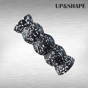 업앤쉐이프 폼롤러 웨이브 30CM 블랙 슬림 마사지 스트레칭