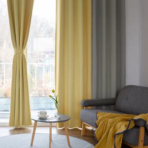 까르데코 디망쉬 썬앤쉐도우 거실 암막커튼 4장