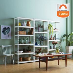 [스피드랙]1000x400x1200_2단 베란다 수납 창고 팬트리 정리선반