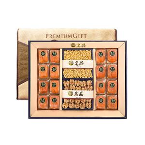 충북 영동 소백산 청결 반건시 곶감, 호두, 잣 혼합 선물세트