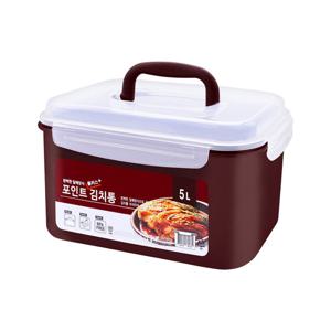 메이홈 BPA FREE 국내생산 원핸들 김치통 5L