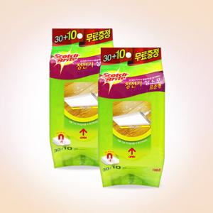 3M 정전기 청소포 표준형 40매 x 2개 / 미세먼지제거