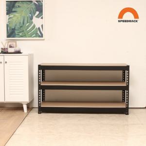 [스피드랙]1000x400x900_3단 베란다 수납 창고 팬트리 정리선반