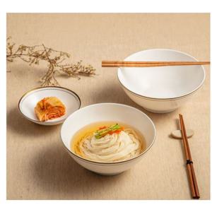 [한국도자기]  네오골드 면기세트 4p