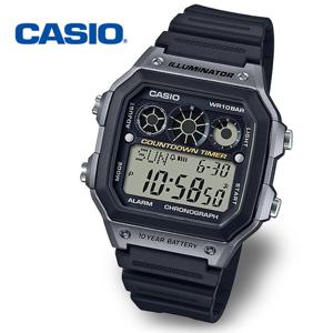 [정품] CASIO 카시오 AE-1300WH-8A 10년전지 월드타임 군인시계