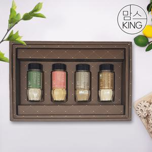 [맘스킹]청림농원 참농인 4종표고멸치다시마새우 조미료선물세트