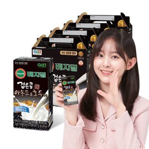 [베지밀]베지밀 검은콩과 아몬드호두 두유 190mlx64팩