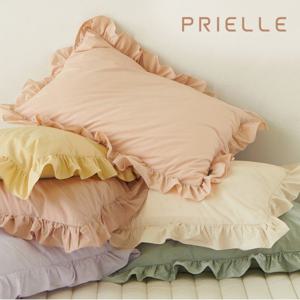 [쁘리엘르] 브레스 고밀도 워싱 순면 프릴 베개커버50X70 1장
