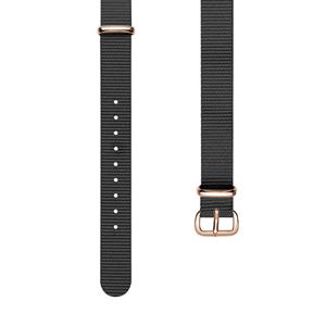 디유아모르 여성 나토밴드 DAB3301N-BK(RG) 밴드14mm