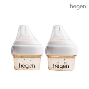 헤겐 신생아젖병 PPSU 60ml 트윈팩(2P) (젖꼭지 0단계 포함)