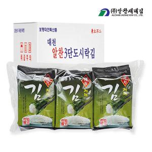 [알찬재래김]대천 알찬재래 3단 도시락김 90봉