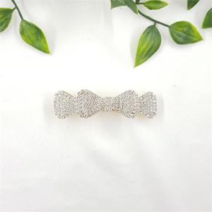 리본 큐빅 미니 헤어핀 머리핀 자동핀 일자핀