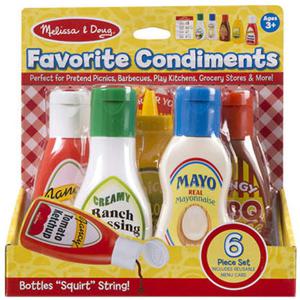 멜리사앤더그 소스 모형세트 주방놀이 마트놀이 마켓 소꿉 장난