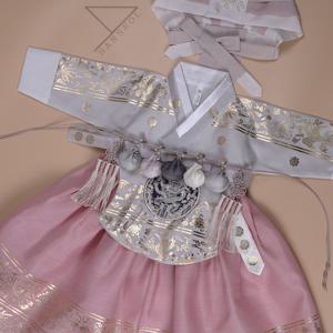 한설한복 1722.S 고급스런 중전의품격 여아당의한복