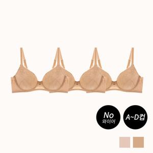 더블윙 노와이어 레이시 브라 3매입(GSET358)
