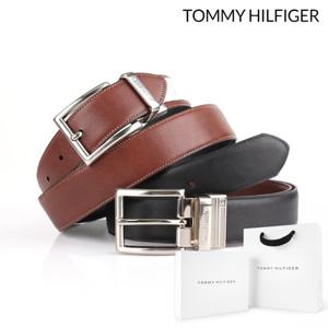 [타미힐피거] 남성 가죽벨트 정품 BT08 양면벨트 (선물포장세트)