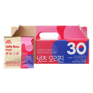 졸리넛츠 매일견과 오리진 30봉 선물세트 (20G*30봉)