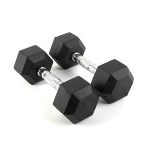 [바투스포츠]일체형 육각 고무아령 덤벨 9kg 2EA