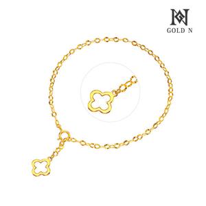 골드앤 14K 해피 플레아 발찌 YG