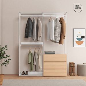 아이데뉴 터치 드레스룸 세트 160cm 3단서랍A