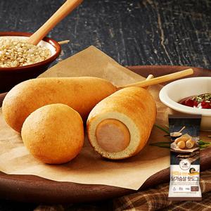 현미로 만든 닭가슴살 핫도그 5팩