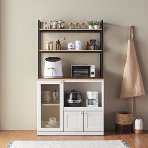 나무뜰 카덴 1000 수납 렌지대 + 상부장 세트 MWF171C (착불)