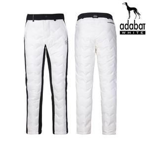 아다바트화이트 남성 패딩바지 744 화이트 골프바지