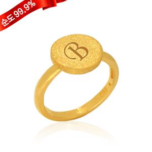 순금 반지 1.87g 24K [이니셜 각인 원형]