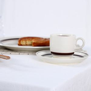 레트로 무드 커피잔 165cc(브라운)