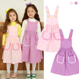 리틀버니 유아동 오버롤 줄리 멜빵 스커트 원피스 OPS2644