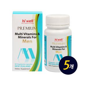 하이웰 프리미엄 남성 멀티 비타민 미네랄 60캡슐 5개