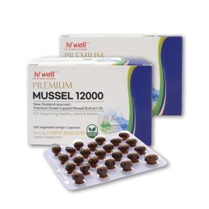하이웰 초록입홍합오일 12000mg 200캡슐 2개