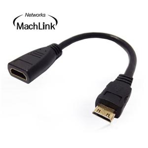 마하링크 HDMI to MINI HDMI F/M 젠더 15CM ML-H016