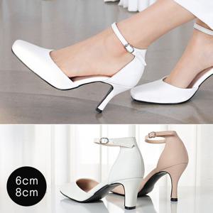 [바닐라슈] 로비앙 각코 베이직 메리제인 펌프스(6cm,8cm)