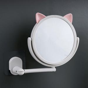리틀키티 부착식 회전 벽 거울