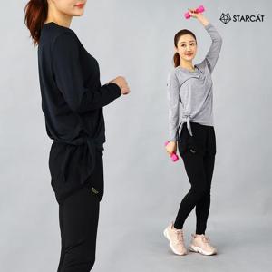 홈트 여성운동복 요가복상의  크롭탑 긴팔 TL069WQ2