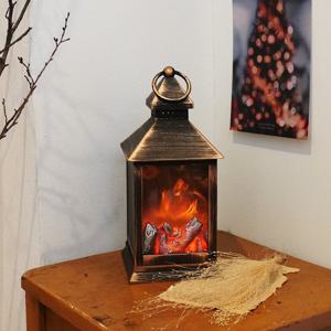 장작 무드등 LED 불타는 모닥불 조명 집에서 불멍 손잡이 세로형