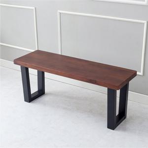 파로마 네오 장미원목 우드슬랩 3인용 벤치형의자 로지아 NES4