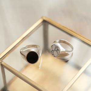 제이로렌 01R0501 하울라이트 오닉스 실버반지