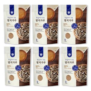 강고집 속살까지 구운 멸치가루 200g 6봉