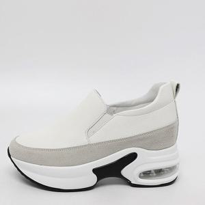 [더힐슈즈] 소가죽 에어 키높이 여성 스니커즈 슬립온 smg454