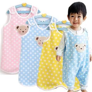 [삐까부]유아 아동 아기 가을 겨울 수면조끼 캔디볼곰돌이 수면조끼