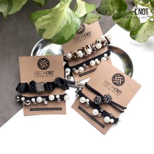 [KNOTXKNOT] 실속 구성 스톤볼 스터드볼 머리끈 2종 세트
